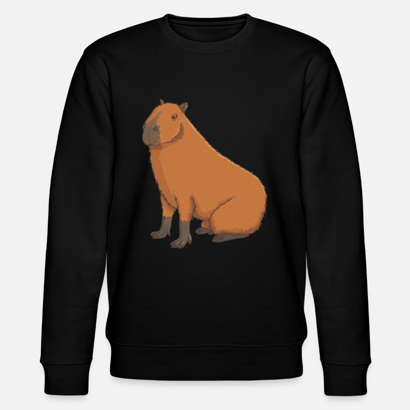 Capybara sucré - Sweat bio CHANGER Stanley/Stella Unisexe - noir