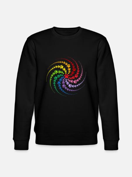 Dog Paw - Stanley/Stella CHANGER Unisex Organic Sweatshirt - black