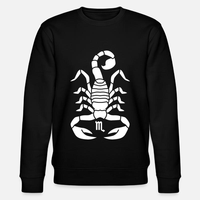 Skorpion Sternzeichen - Stanley/Stella Unisex Bio-Sweatshirt CHANGER  - Schwarz