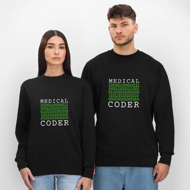 Medical Coder Coding VA Nurse And Clinical Coding Stanley/Stella Unisex Bio-Sweatshirt CHANGER 