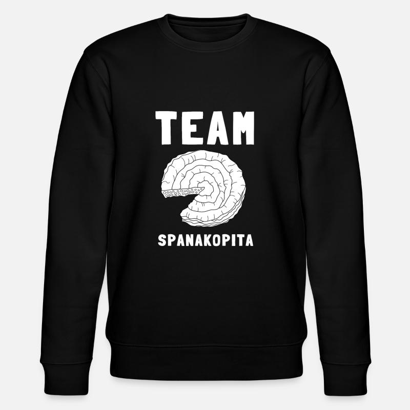 Spanakopita Cuisine grecque Grèce Grec - Sweat bio CHANGER Stanley/Stella Unisexe - noir
