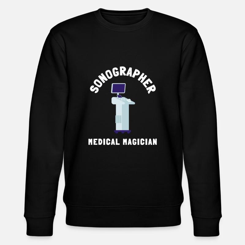 Sonographer Ultrasound Echography Sonography - Stanley/Stella CHANGER Unisex Organic Sweatshirt - black
