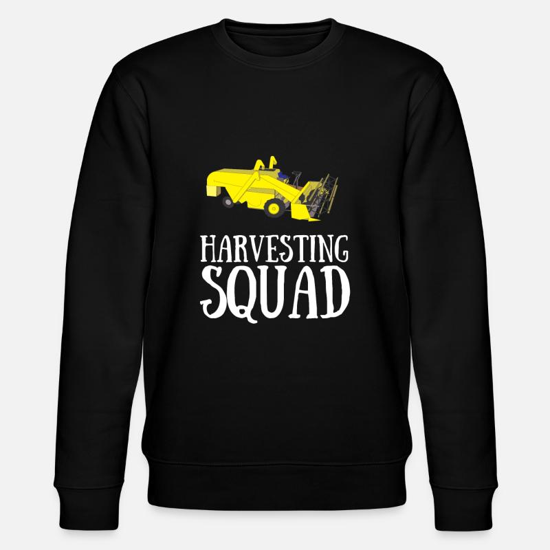 Farming Combine Harvester Driver Agriculture - Stanley/Stella CHANGER Unisex Organic Sweatshirt - black