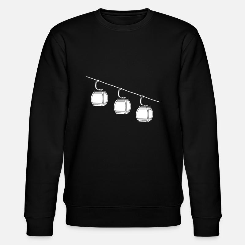 Téléphérique Tramway Téléphérique Télécabine - Sweat bio CHANGER Stanley/Stella Unisexe - noir
