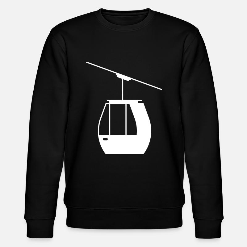 Téléphérique Tramway Téléphérique Télécabine - Sweat bio CHANGER Stanley/Stella Unisexe - noir