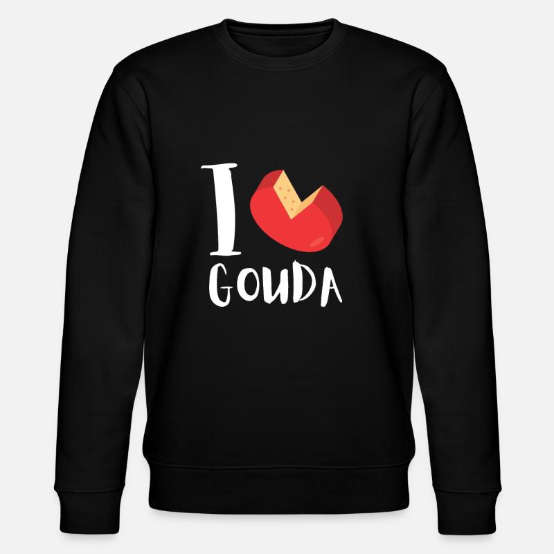Fromager Fromager Gouda Lover - Sweat bio CHANGER Stanley/Stella Unisexe - noir