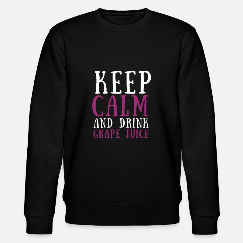 Organic Grape Juice Bottles - Stanley/Stella Unisex Bio-Sweatshirt CHANGER  - Schwarz