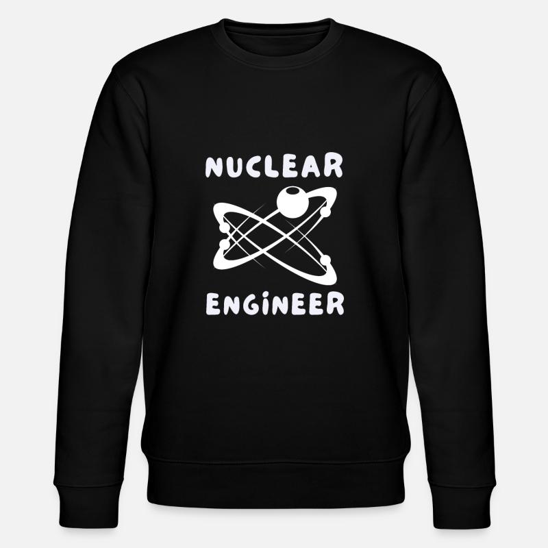 Uranium Fission Nuclear Engineering Theme - Stanley/Stella Unisex Bio-Sweatshirt CHANGER - Schwarz