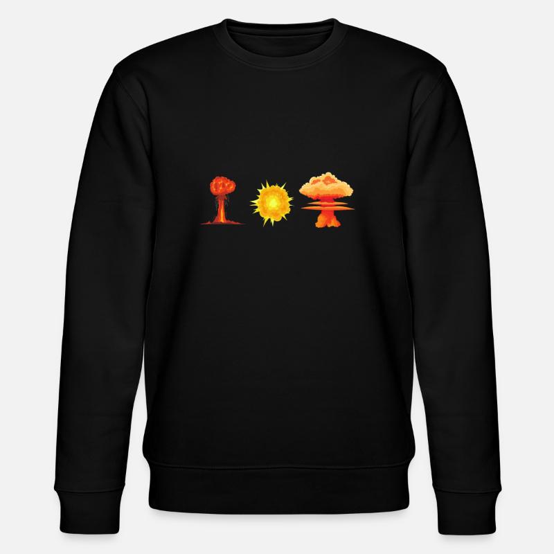 Uranium Fission Nuclear Engineering Theme - Stanley/Stella CHANGER Unisex Organic Sweatshirt - black