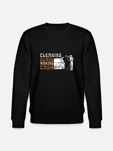 Window Cleaner Services Car Window Cleaning Window - Stanley/Stella CHANGER Unisex Organic Sweatshirt - black
