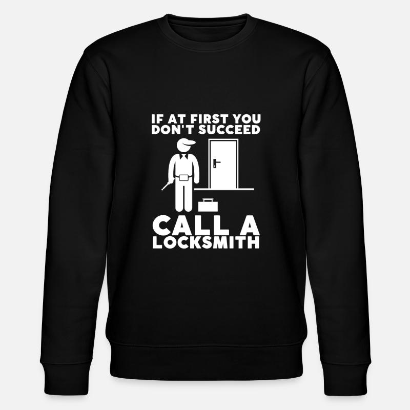 Lockpick Lockpicking Professional Locksmith - Stanley/Stella CHANGER Unisex Organic Sweatshirt - black