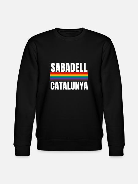 Bandera Independentista Catalana Estelada Negra - Stanley/Stella økologisk unisex-sweatshirt CHANGER  - sort