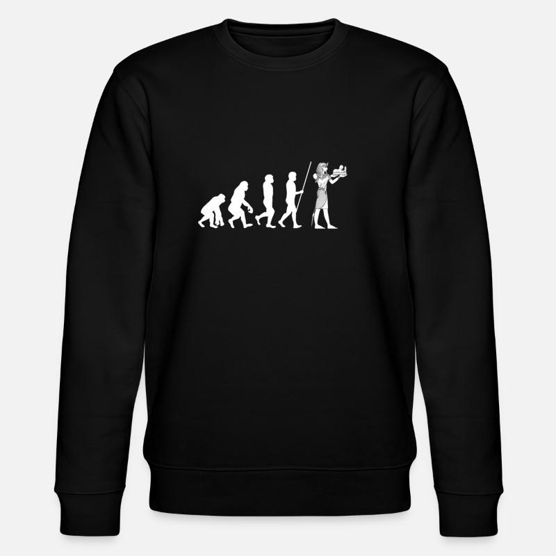 Hiéroglyphes égyptologue, Égypte ancienne - Sweat bio CHANGER Stanley/Stella Unisexe - noir