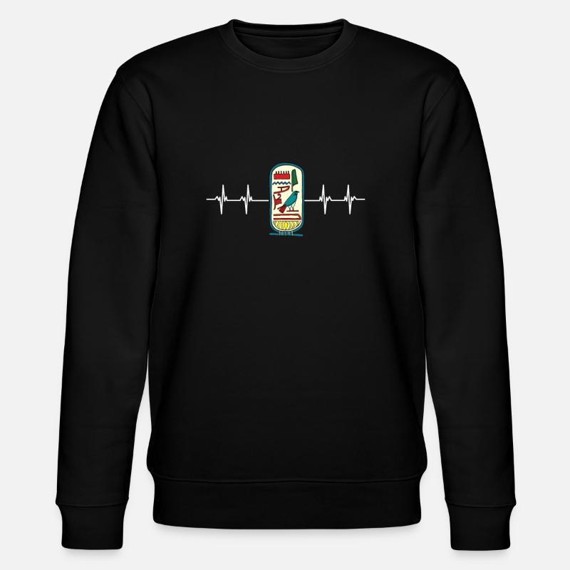 Hieroglyphics Egyptologist, Ancient Egyptian - Stanley/Stella CHANGER Unisex Organic Sweatshirt - black