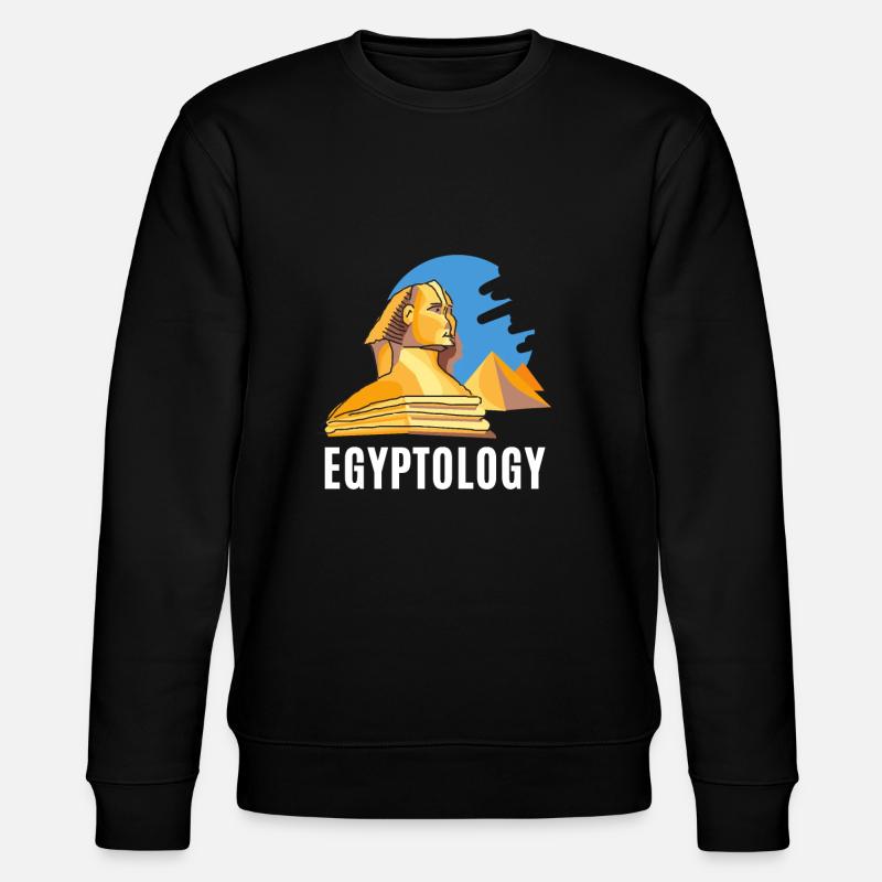 Hieroglyphics Egyptologist, Ancient Egyptian - Stanley/Stella CHANGER Unisex Organic Sweatshirt - black