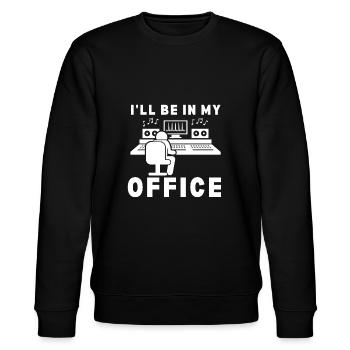 Sync Licensing Music Producer - Stanley/Stella Unisex Bio-Sweatshirt CHANGER  - Schwarz - Vorne - Nik (191cm) & Marisol (170cm)