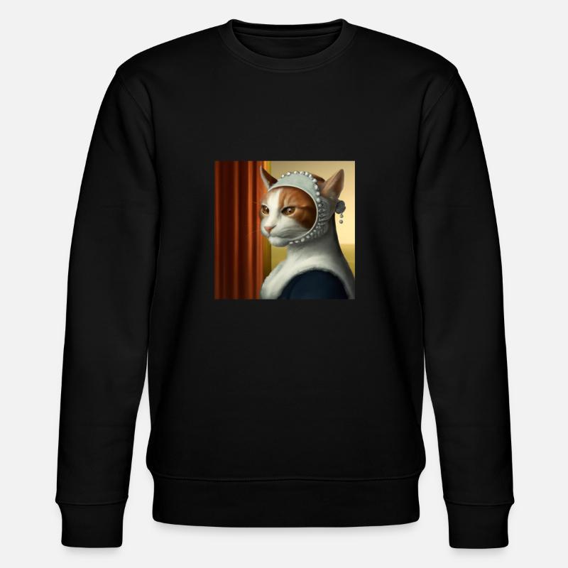 Histoire de l’art du chat - Sweat bio CHANGER Stanley/Stella Unisexe - noir