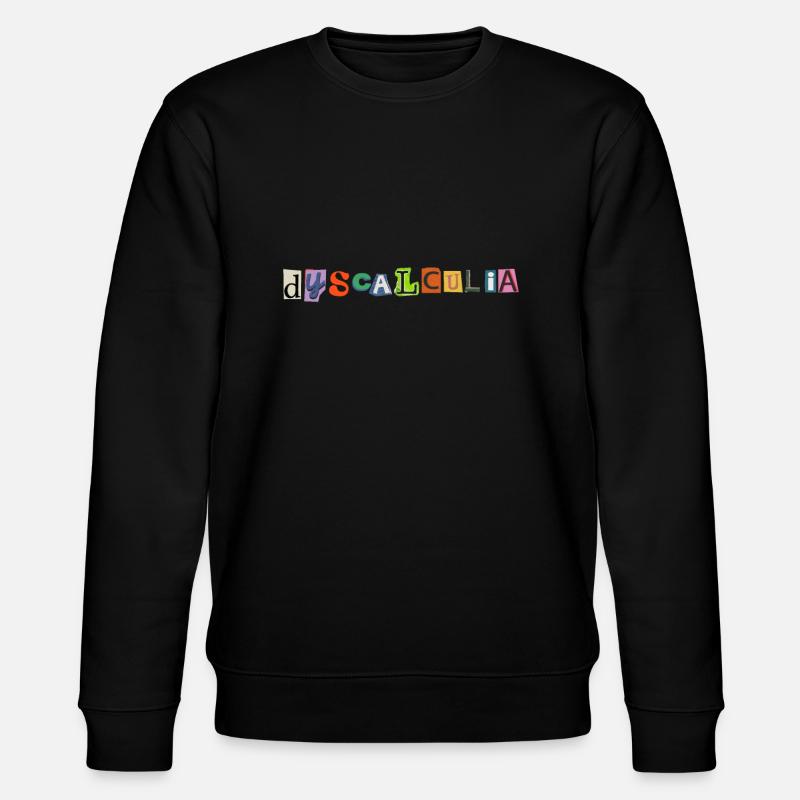 SPED Neurodiversité Dyscalculie - Sweat bio CHANGER Stanley/Stella Unisexe - noir