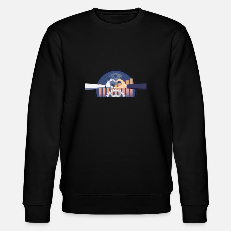 Artificial Intelligence Ai Chat - Stanley/Stella Unisex Bio-Sweatshirt CHANGER  - Schwarz