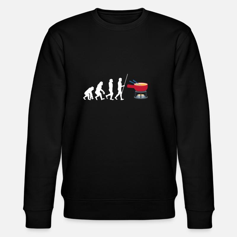 Fondue au fromage suisse - Sweat bio CHANGER Stanley/Stella Unisexe - noir