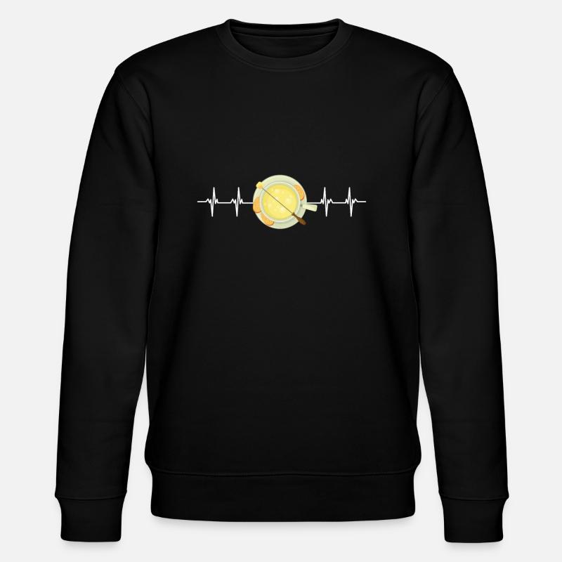 Fondue au fromage suisse - Sweat bio CHANGER Stanley/Stella Unisexe - noir