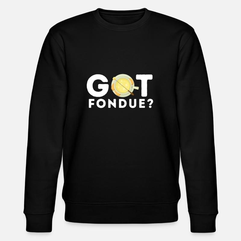 Fondue au fromage suisse - Sweat bio CHANGER Stanley/Stella Unisexe - noir