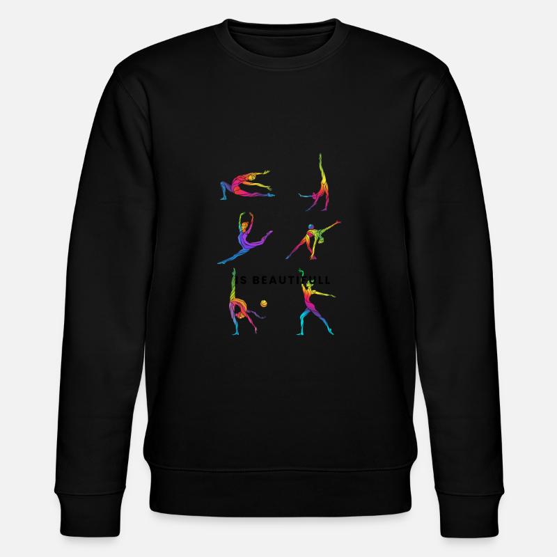 Cheerleader Tumbling Acrobat Cartwheel Maman - Sweat bio CHANGER Stanley/Stella Unisexe - noir