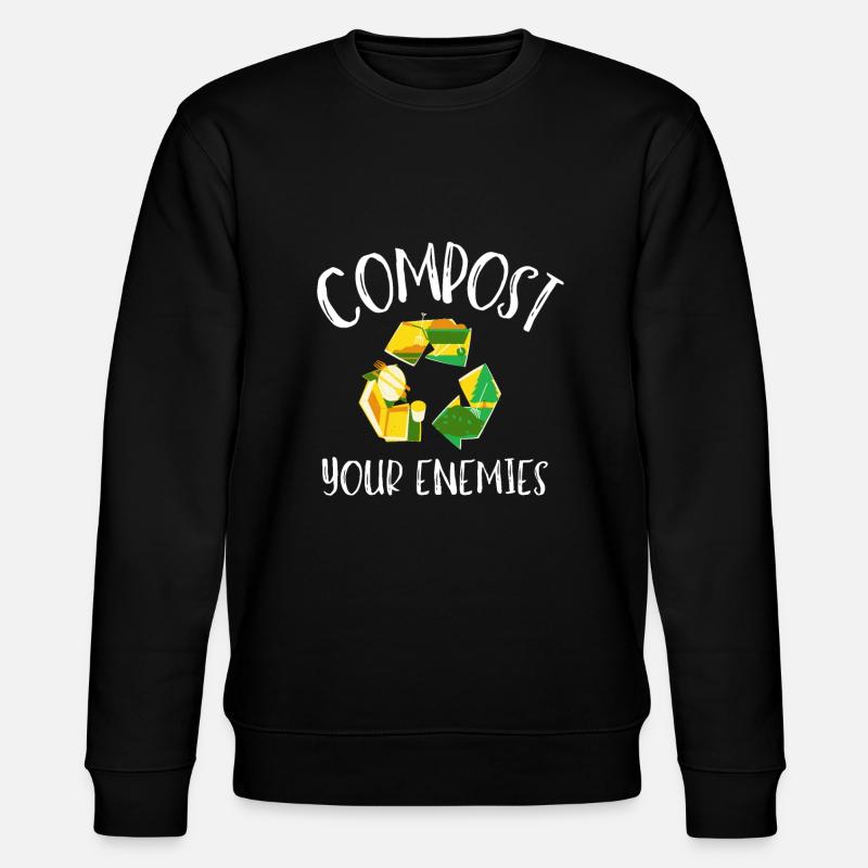 Compost Your Enemies - Stanley/Stella CHANGER Unisex Organic Sweatshirt - black