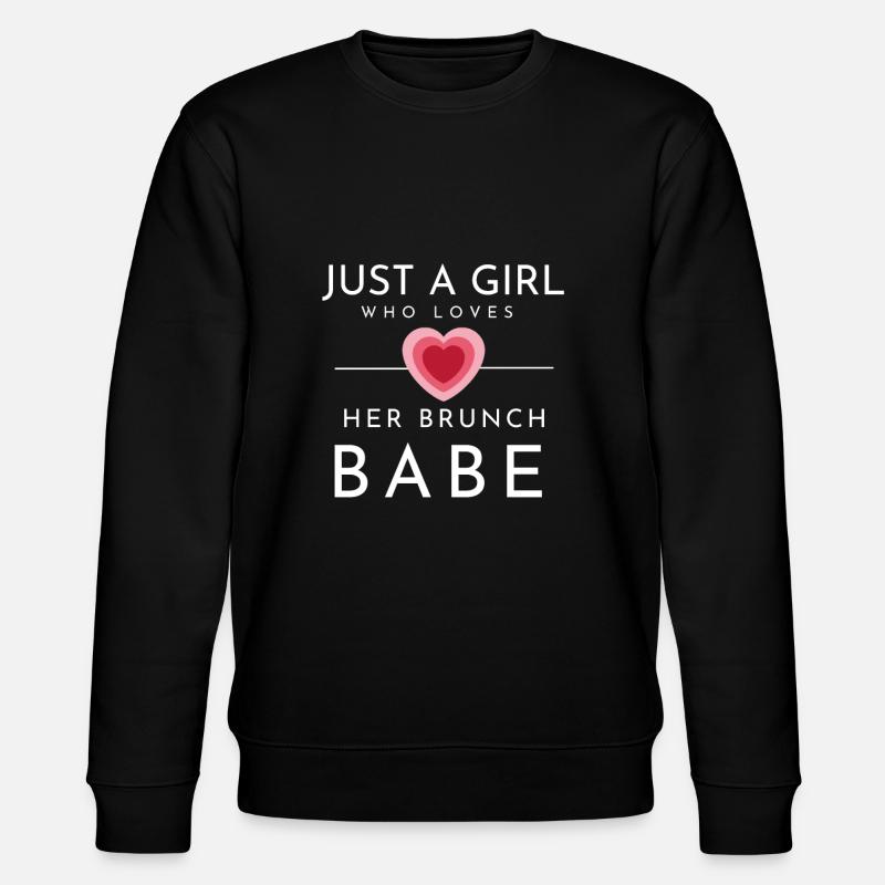 Babes Who Brunch Squat - Stanley/Stella Unisex Bio-Sweatshirt CHANGER  - Schwarz