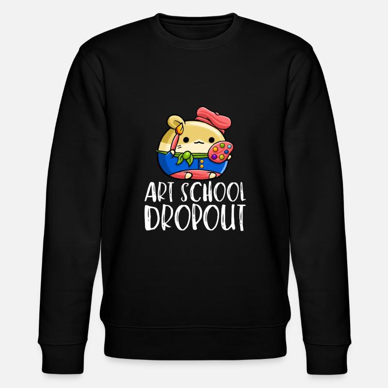 Art School Dropout - Stanley/Stella Unisex Bio-Sweatshirt CHANGER  - Schwarz
