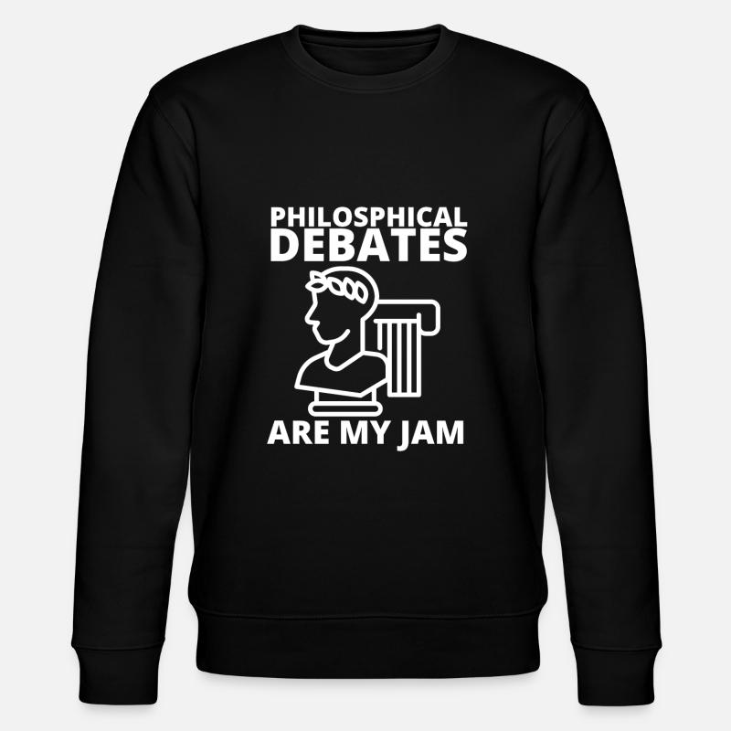 Philosophical Debate Feeling Philoslothical - Stanley/Stella CHANGER Unisex Organic Sweatshirt - black