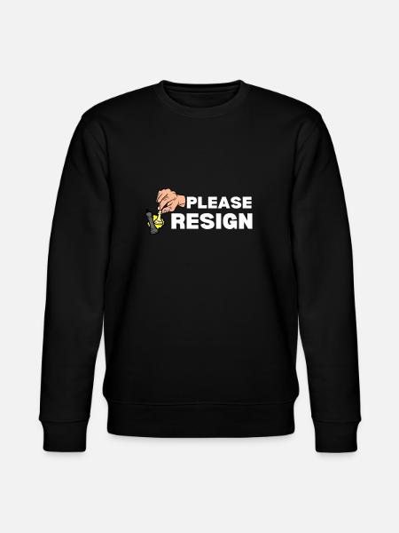 Chess Please Resign - Stanley/Stella CHANGER Unisex Organic Sweatshirt - black