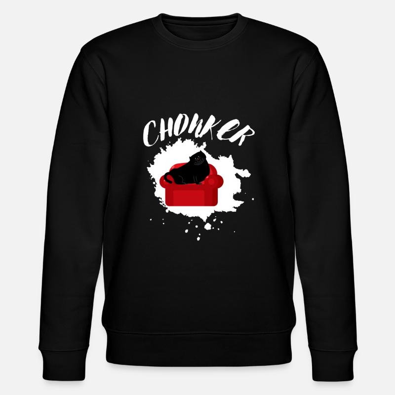 Chonk Cat Obésité - Sweat bio CHANGER Stanley/Stella Unisexe - noir