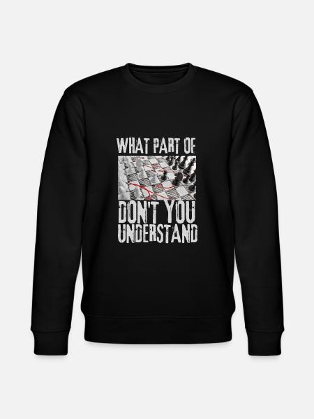 Chess Master Chess Club & 3 Way Chess Game - Stanley/Stella CHANGER Unisex Organic Sweatshirt - black