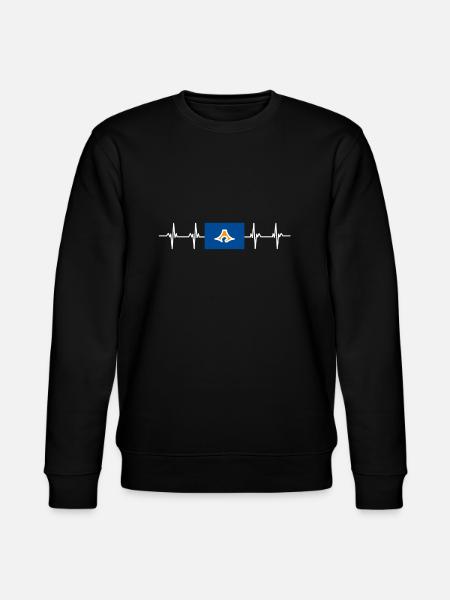 Japan Flag - Shizuoka - Stanley/Stella CHANGER Unisex Organic Sweatshirt - black
