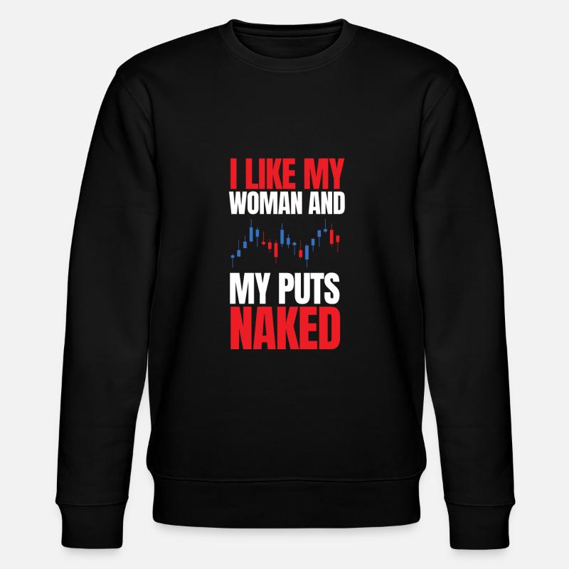 Volatility Options Trading Trader - Stanley/Stella Unisex Bio-Sweatshirt CHANGER  - Schwarz