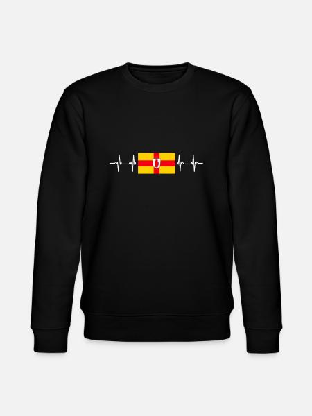 Irish Ireland Ulster Flag - Stanley/Stella CHANGER Unisex Organic Sweatshirt - black