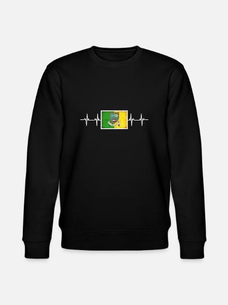 Irish Ireland Meath Flag - Stanley/Stella CHANGER Unisex Organic Sweatshirt - black