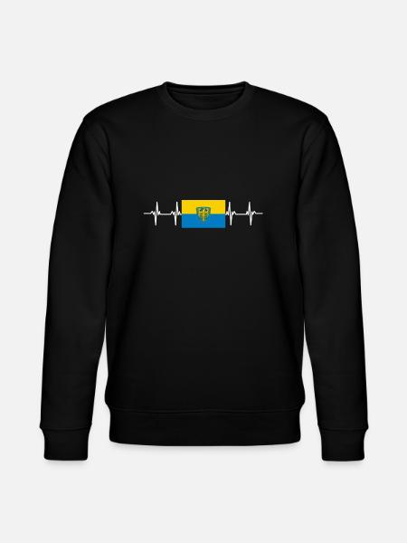Poland Opole Flag - Stanley/Stella CHANGER Unisex Organic Sweatshirt - black