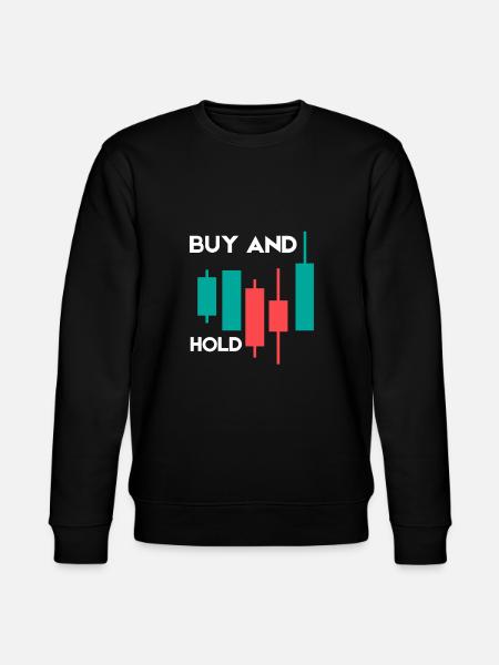 Investment Strategy Buy And Hold - Stanley/Stella CHANGER Unisex Organic Sweatshirt - black