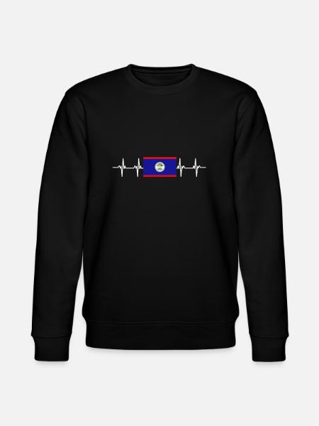 Mexican Mexico Belice Flag - Stanley/Stella CHANGER Unisex Organic Sweatshirt - black