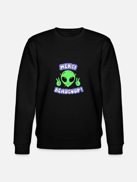 Oui Oui Merci - Stanley/Stella CHANGER Unisex Organic Sweatshirt - black