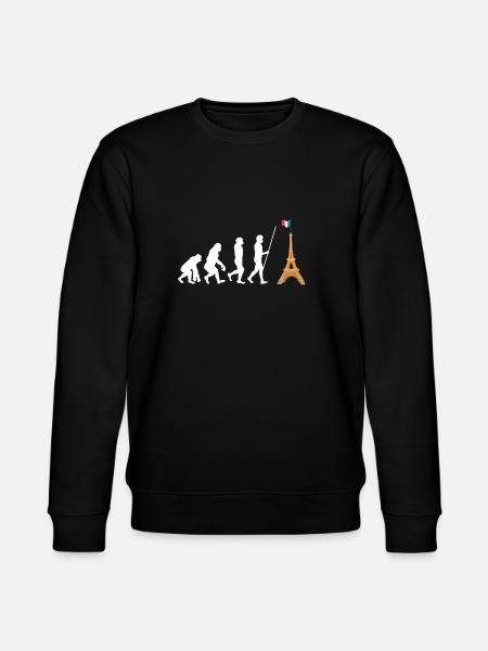 Oui Oui Merci - Stanley/Stella Unisex Bio-Sweatshirt CHANGER  - Schwarz