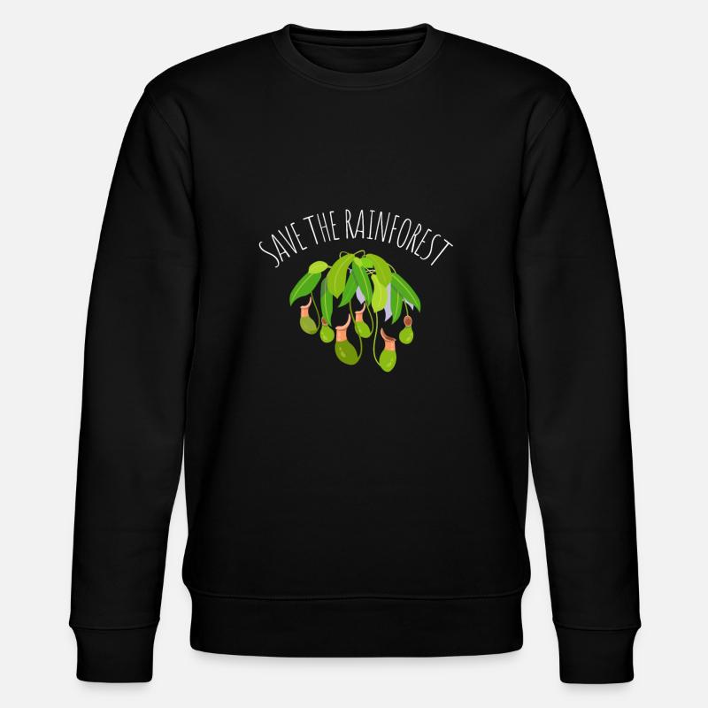 Save The Rainforest - Stanley/Stella CHANGER Unisex Organic Sweatshirt - black