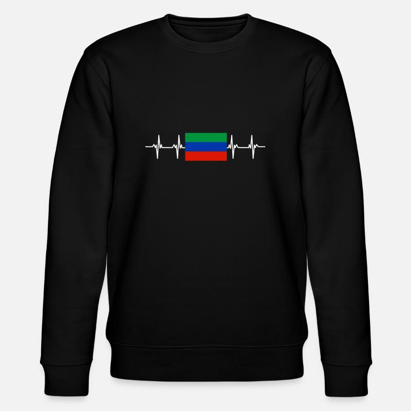 Drapeau russe - Daghestan - Sweat bio CHANGER Stanley/Stella Unisexe - noir