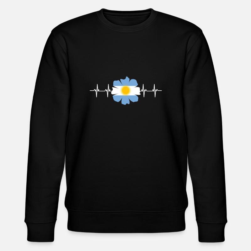 Drapeau de l’Argentine - Sweat bio CHANGER Stanley/Stella Unisexe - noir