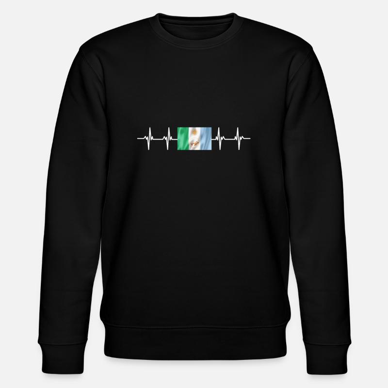 Argentina Flag Chaco - Stanley/Stella CHANGER Unisex Organic Sweatshirt - black