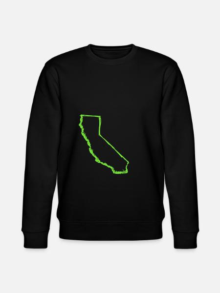 California This Place - Stanley/Stella CHANGER Unisex Organic Sweatshirt - black