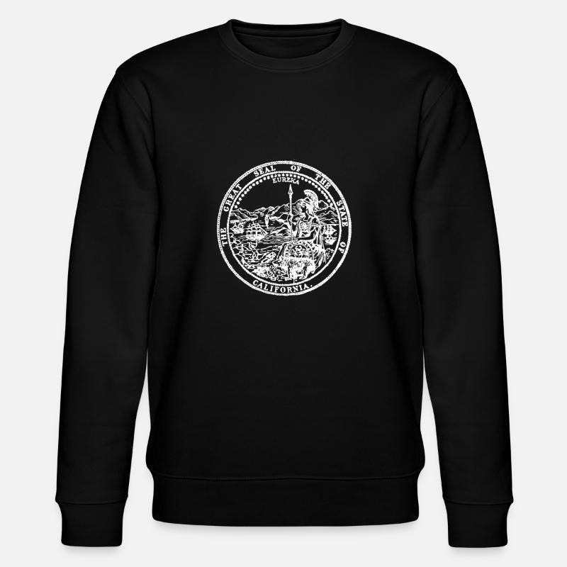 California This Place - Stanley/Stella CHANGER Unisex Organic Sweatshirt - black
