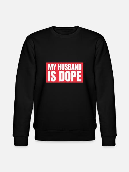 Matrimony - My Husband is - Stanley/Stella CHANGER Unisex Organic Sweatshirt - black